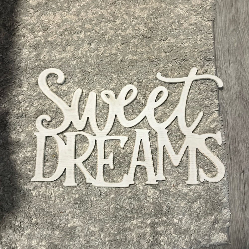 Sweet dreams nursery sign